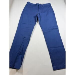 Men’s J.Crew Blue Chino Pants Size 33x32 – Classic Fit Casual Cotton Trousers
